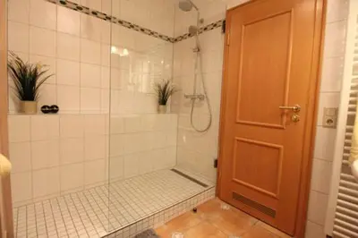 Ein Badezimmer in der Unterkunft Birkenhof App 71