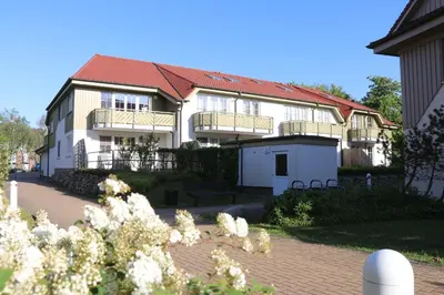 Das Gebäude in dem sich die Ferienwohnung befindet