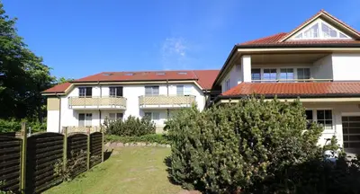 Das Gebäude in dem sich die Ferienwohnung befindet