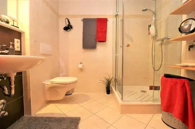 Ein Badezimmer in der Unterkunft Birkenhof App 77
