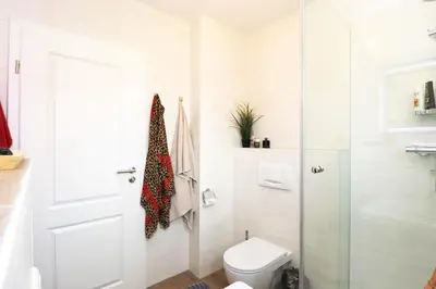 Ein Badezimmer in der Unterkunft Oewern Diek App 13