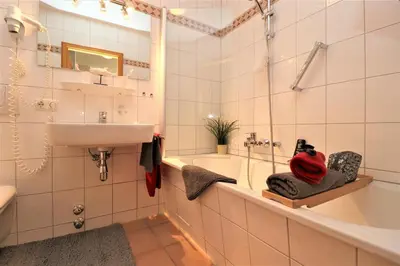 Ein Badezimmer in der Unterkunft Oewern Diek App 27