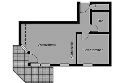 Grundriss der Unterkunft Oewern Diek App 29