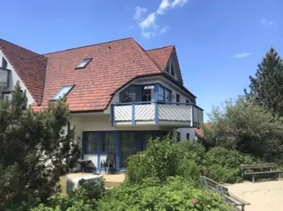 Das Gebäude in dem sich die Ferienwohnung befindet