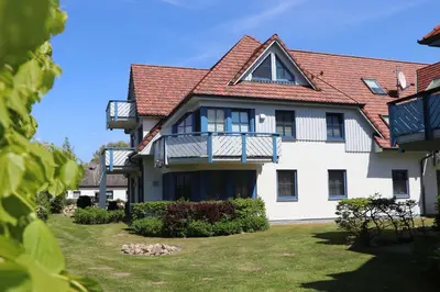 Das Gebäude in dem sich die Ferienwohnung befindet