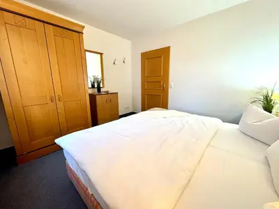 Ein Bett oder Betten in einem Zimmer der Unterkunft Oewern Diek App 38