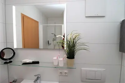 Ein Badezimmer in der Unterkunft Wohnpark Strandstraße App 06