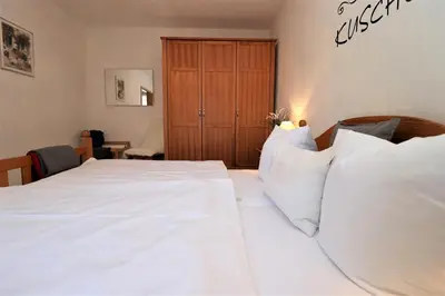 Ein Bett oder Betten in einem Zimmer der Unterkunft Wohnpark Strandstraße App 09