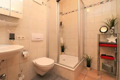 Ein Badezimmer in der Unterkunft Wohnpark Strandstraße App 09