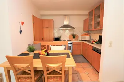 Küche/Küchenzeile in der Unterkunft Wohnpark Strandstraße App 09