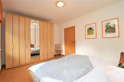 Ein Bett oder Betten in einem Zimmer der Unterkunft Wohnpark Strandstraße App 11