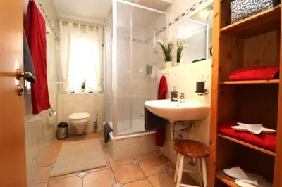 Ein Badezimmer in der Unterkunft Wohnpark Strandstraße App 12