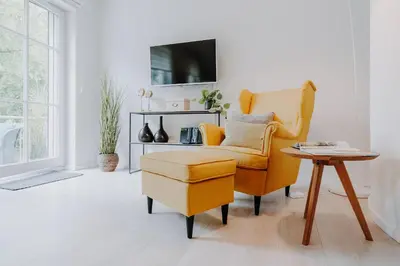 TV/Unterhaltungsangebot in der Unterkunft Wohnpark Schmiedestraße App 05