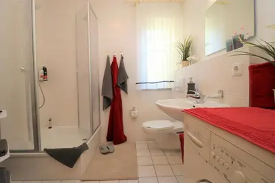 Ein Badezimmer in der Unterkunft Wohnpark Schmiedestraße App 15