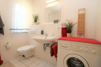 Ein Badezimmer in der Unterkunft Wohnpark Schmiedestraße App 15