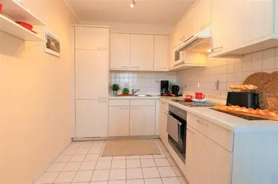 Küche/Küchenzeile in der Unterkunft Wohnpark Schmiedestraße App 16