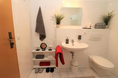 Ein Badezimmer in der Unterkunft Wohnpark Schmiedestraße App 16