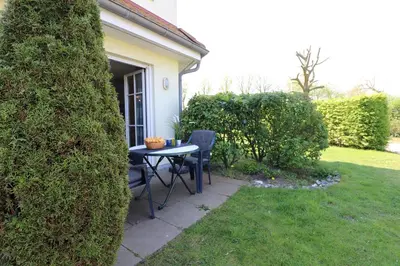 Ein Garten an der Unterkunft Wohnpark Schmiedestraße App 18